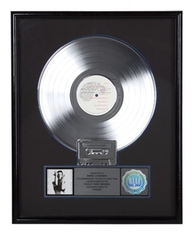 Prince Recording Industry Association Of America (RIAA) Sales Award